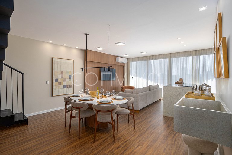 VNMI2402 Duplex | 115m² | Vila Olímpia | 02 vagas