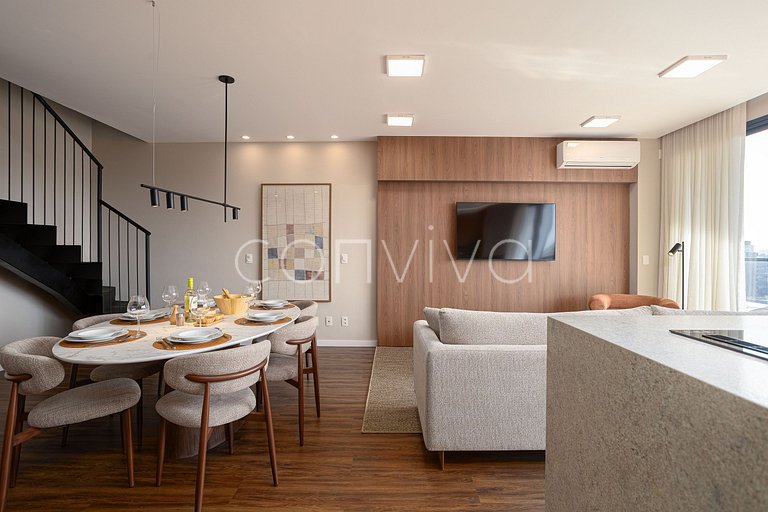 VNMI2402 Duplex | 115m² | Vila Olímpia | 02 vagas