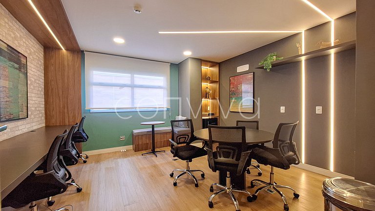 WVL1404 Apto novo na Vila Olímpia | c/varanda + AC