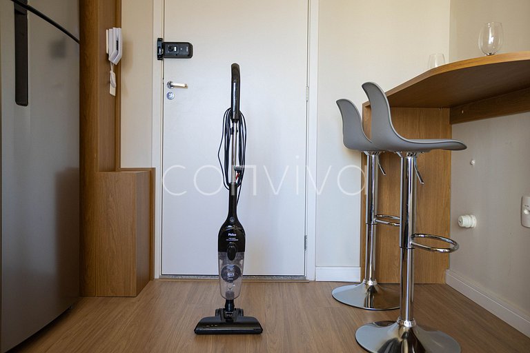 WVL1404 Apto novo na Vila Olímpia | c/varanda + AC